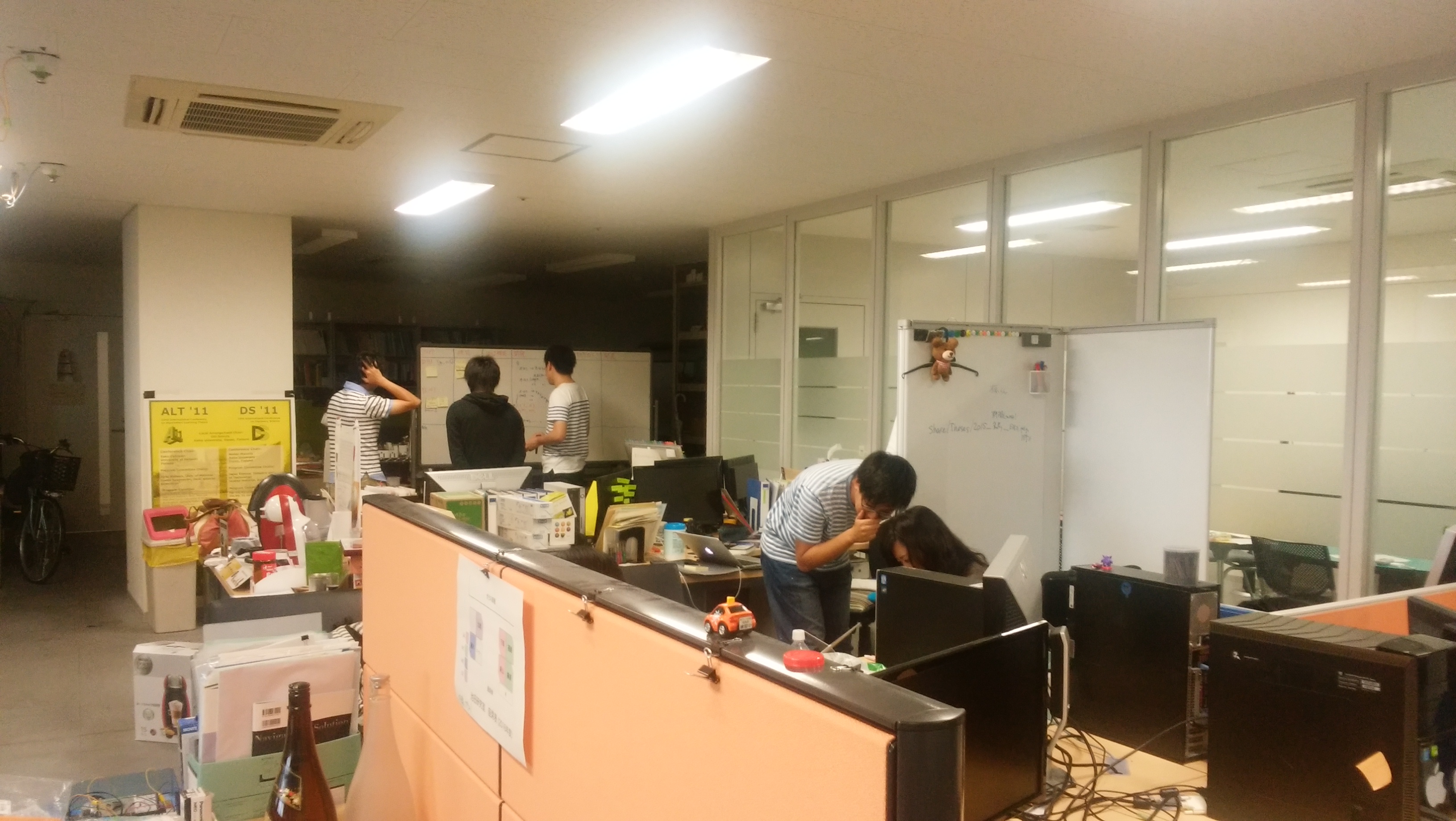 プロジェクトの様子(初日)