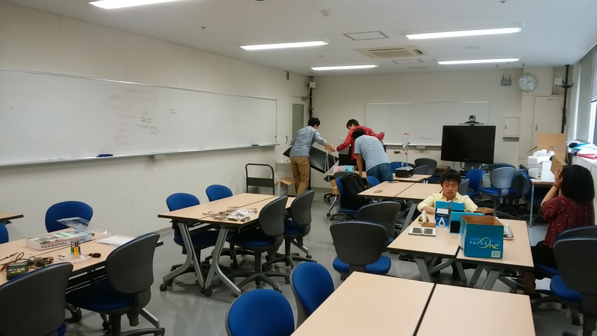 器具を使っている様子